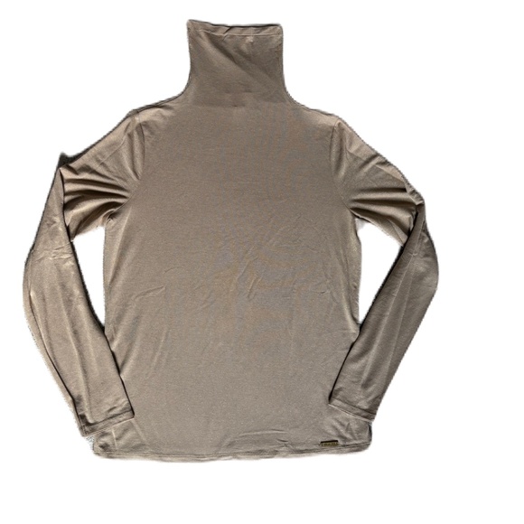 MICHAEL Michael Kors turtleneck long sleeve metallic gold XL - Picture 4 of 12